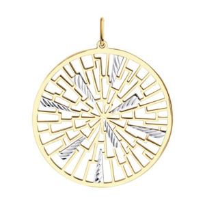 Кулон из золота 585 пробы SOKOLOV 51-130-01056-1