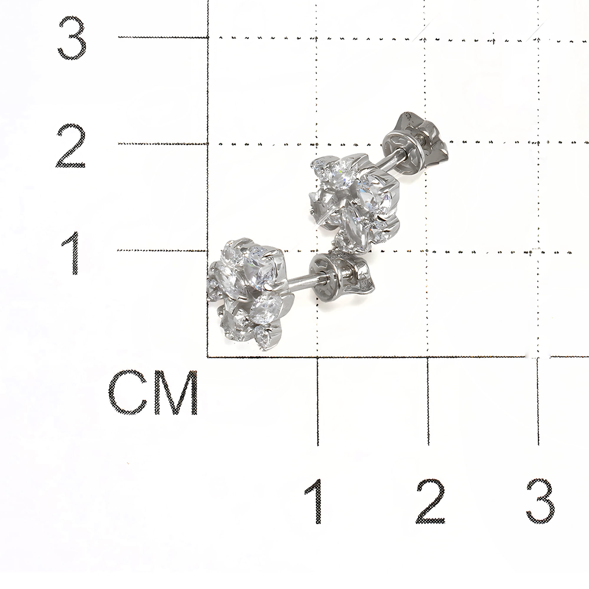 Серьги из серебра 925 пробы с фианитом АЛЬКОР 02-3514/00КЦ-00 Серебро 925 пр.