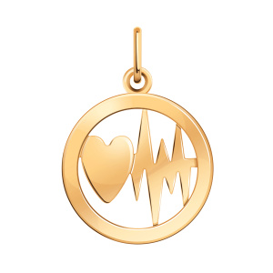 Кулон из золота 585 пробы ATOLL 50217