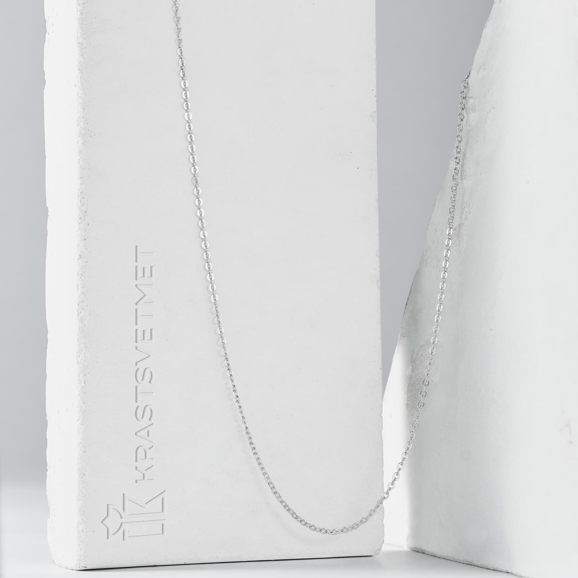 Цепь из серебра 925 пробы KRASTSVETMET НЦ 22-039Ю-3 d.0,35 