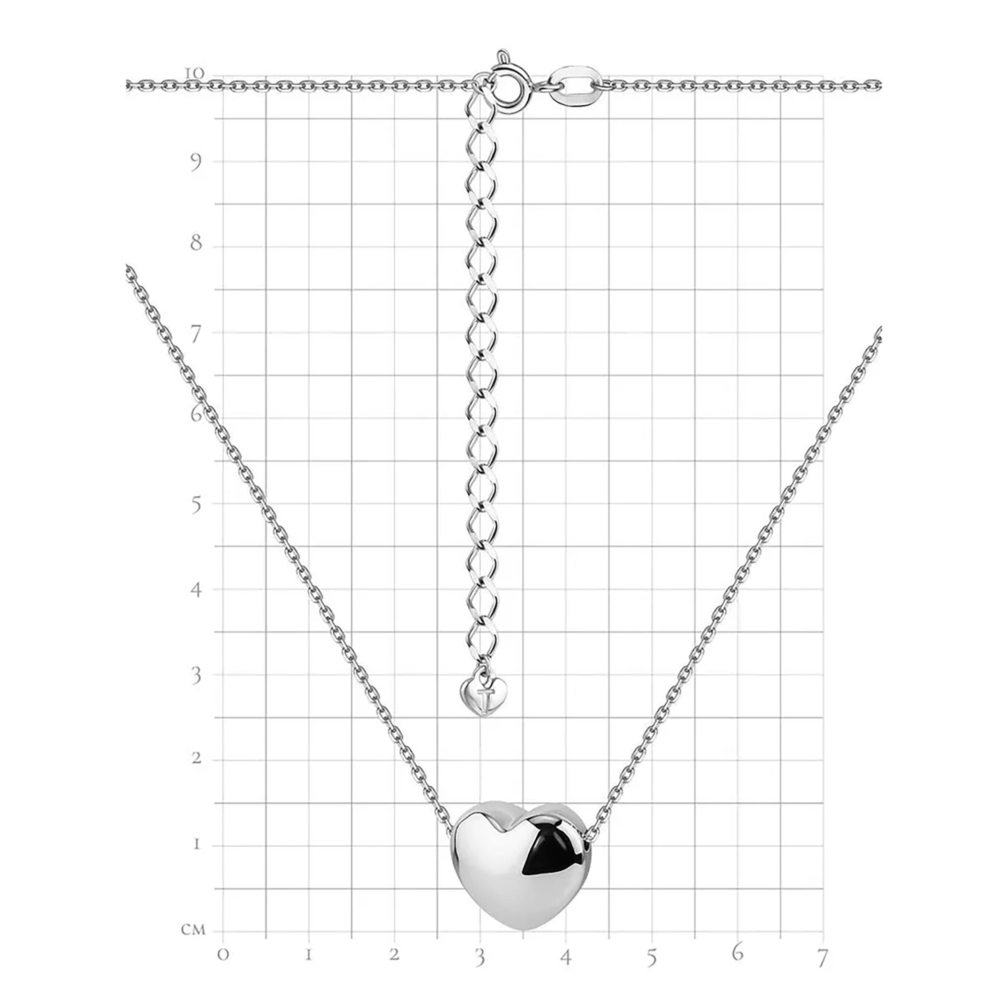 Колье из серебра 925 пробы TALANT 33-72-0000-15621 Серебро 925 пр.