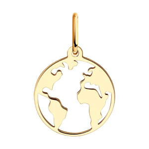 Кулон из золота 585 пробы SOKOLOV 51-130-01207-1