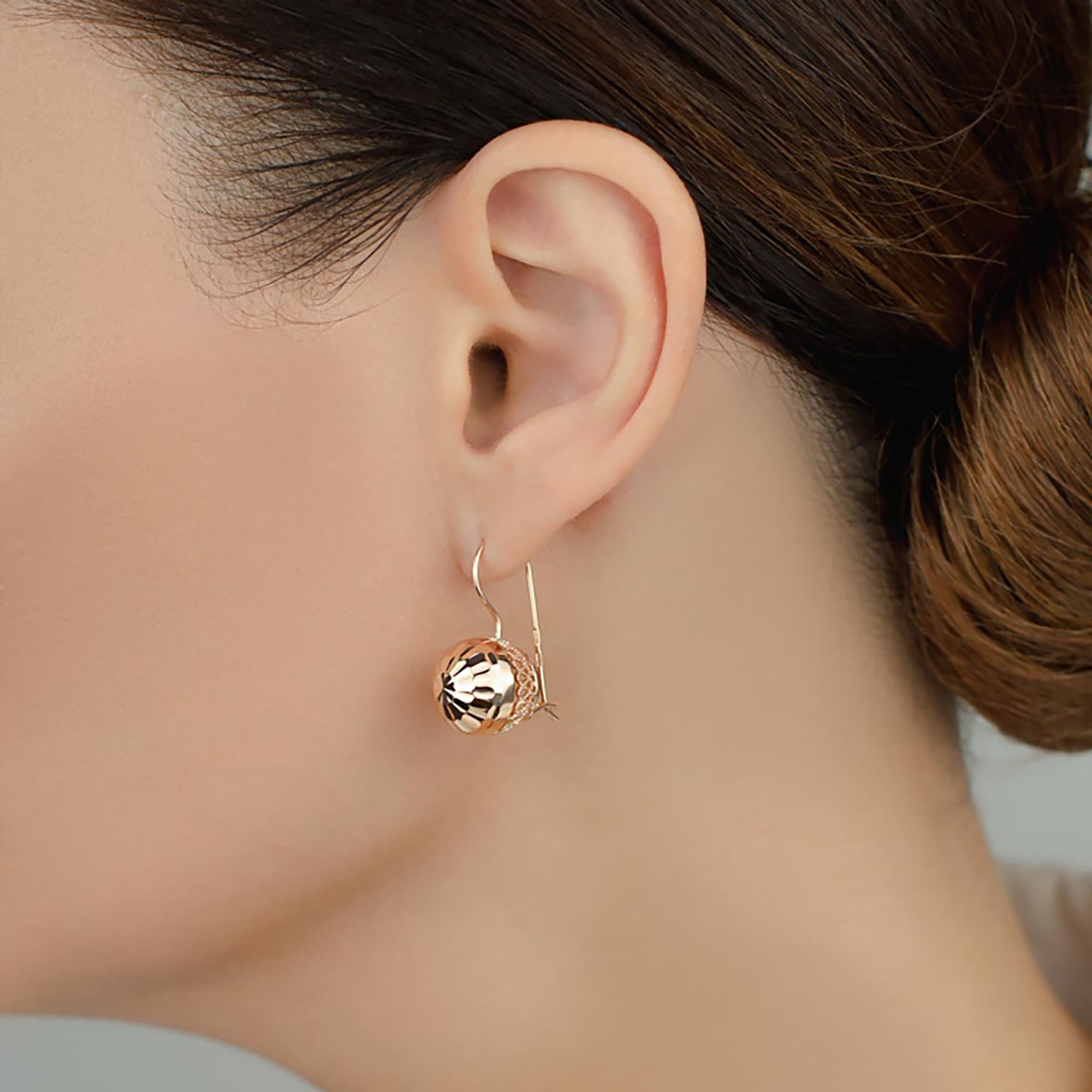 Серьги из золота 585 пробы ATOLL 2008а-3 Золото 585 пр.