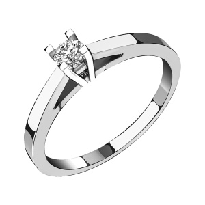 Кольцо из золота 585 пробы с фианитом SANIS 21-118237