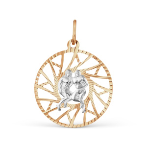 Кулон из золота 585 пробы KARATOV Т130634833