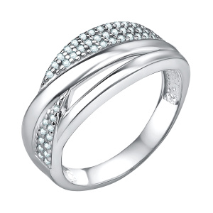 Кольцо из серебра 925 пробы с фианитом TALANT 20-72-0001-10498