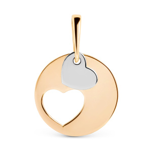 Кулон из золота 585 пробы DINASTIA 500023-1000