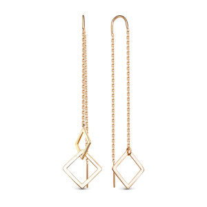 Серьги из золота 585 пробы DEL'TA 1414645