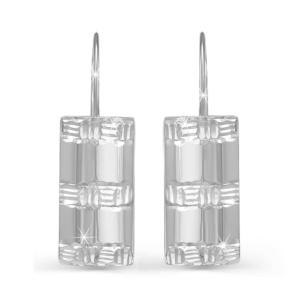 Серьги из серебра 925 пробы DEL'TA с220167
