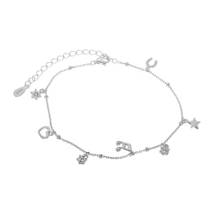 Браслет из серебра 925 пробы с кубическим цирконием МАСТЕР КЛИО 22Б136155