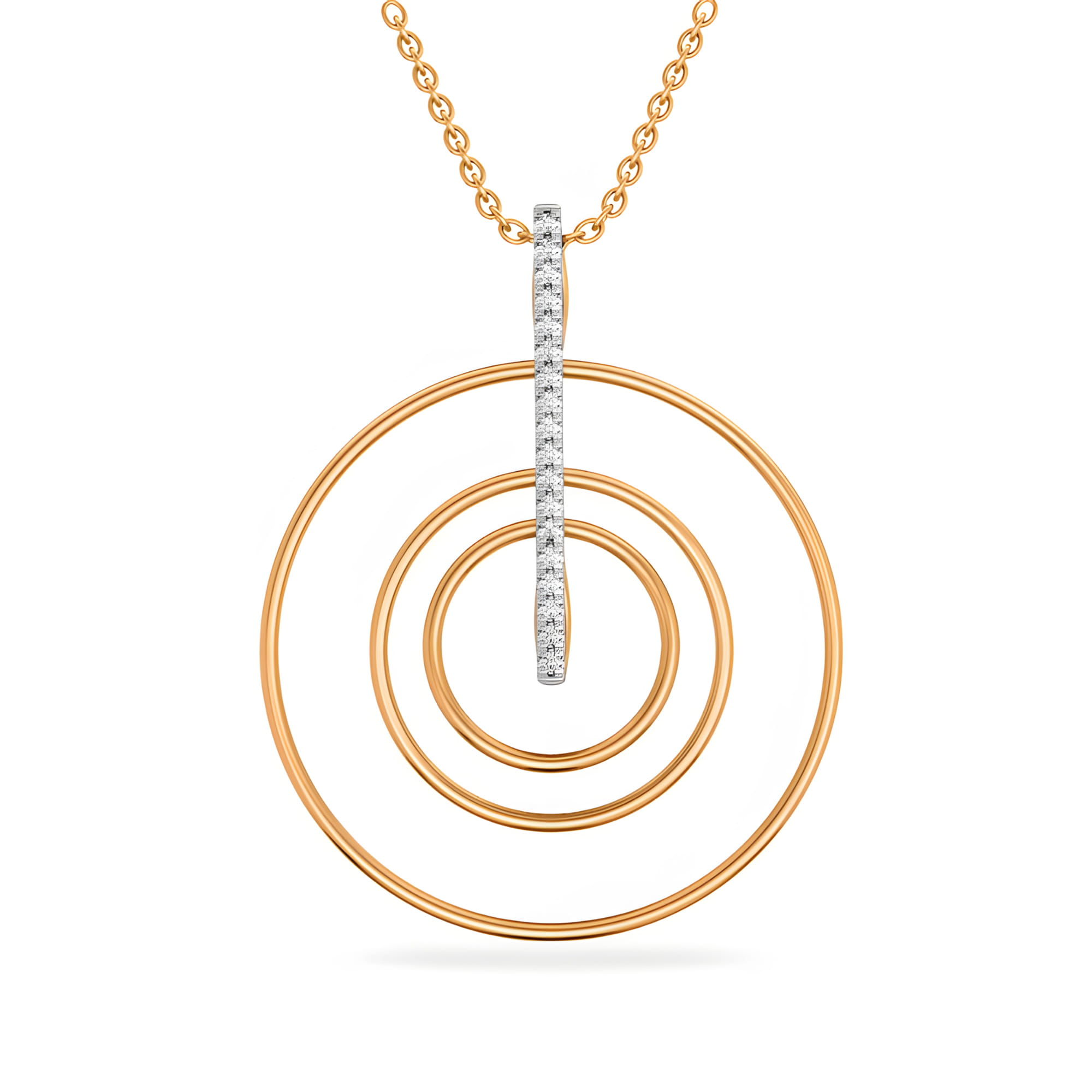 Кулон из золота 585 пробы с фианитом SANIS 01-316145 