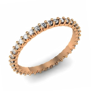 Кольцо из золота 585 пробы с фианитом SANIS 01-114826