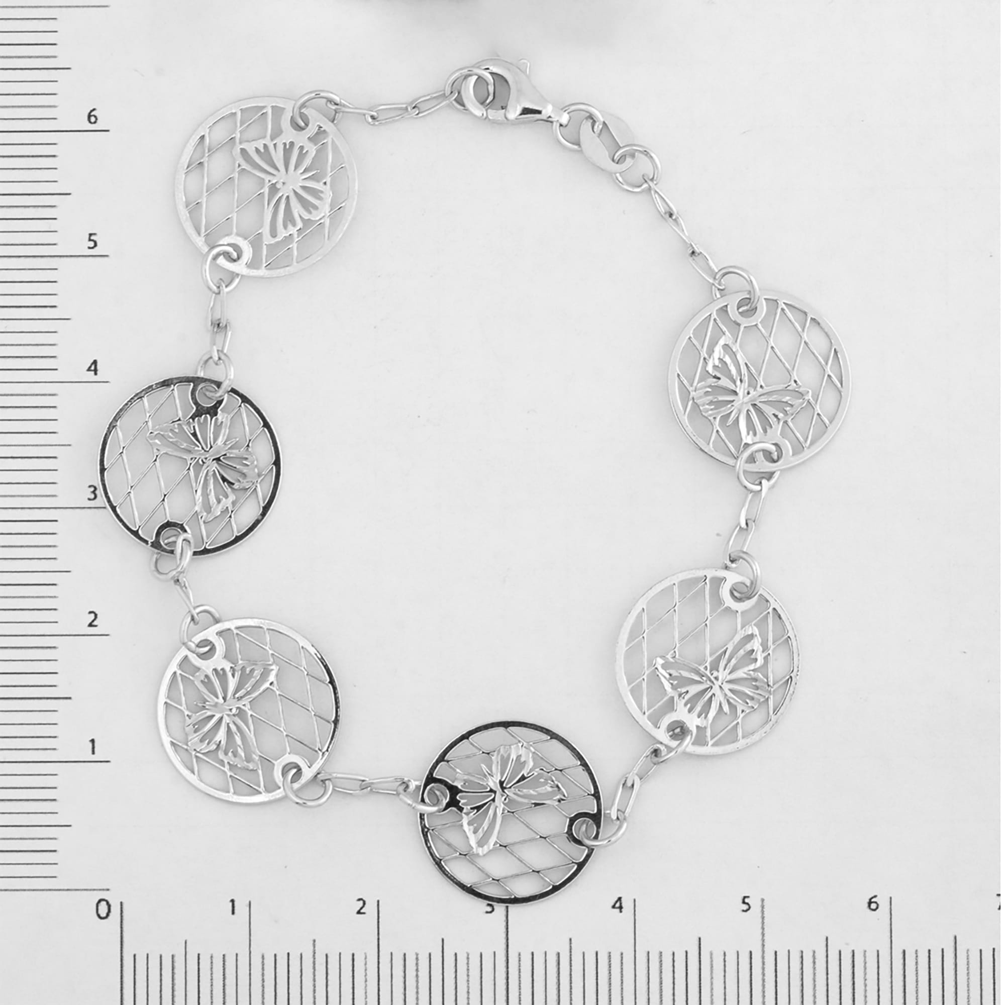 Браслет из серебра 925 пробы АЛЬФА-КАРАТ 2055692/91 Серебро 925 пр.