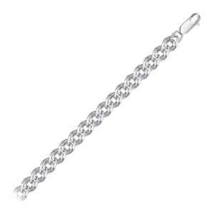 Цепь из серебра 925 пробы KRASTSVETMET НЦ 22-200Ю-3 d.1.00