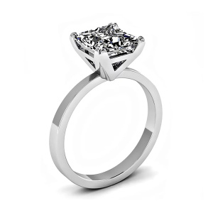 Кольцо из серебра 925 пробы с фианитом COUPLE STUDIO 10304150-11_Princess