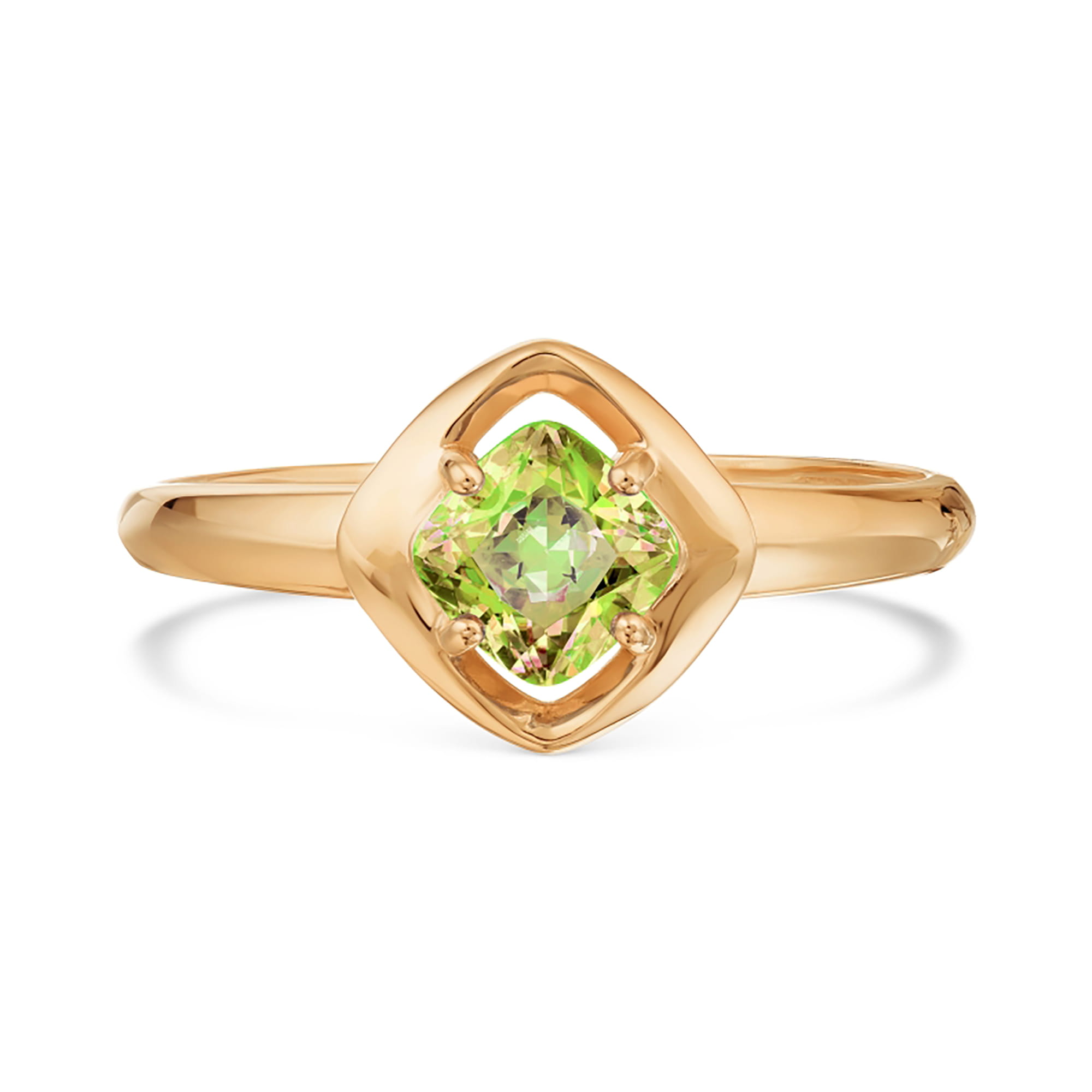 Кольцо из золота 585 пробы с кристаллом KARATOV Т10201А408-02 