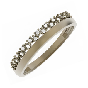 Кольцо из золота 585 пробы с фианитом DINASTIA 017561-1102