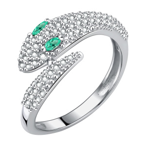 Кольцо из серебра 925 пробы с фианитом TALANT 20-72-0003-15754