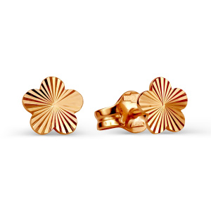 Серьги из золота 585 пробы KARATOV Т100025839