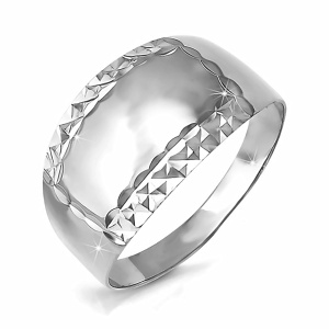 Кольцо из серебра 925 пробы DEL'TA с210312