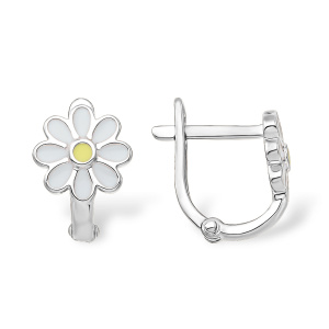 Серьги из серебра 925 пробы с эмалью EFREMOV 12004111951