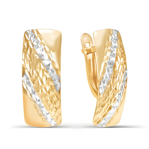Серьги из золота 585 пробы DEL'TA 220263