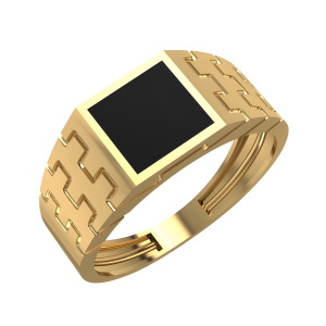 Печатка из золота 585 пробы с ониксом SANIS 08-540163