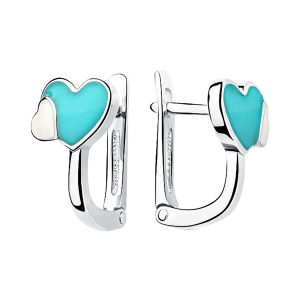 Серьги из серебра 925 пробы АЛМАЗ-ХОЛДИНГ 362701D005