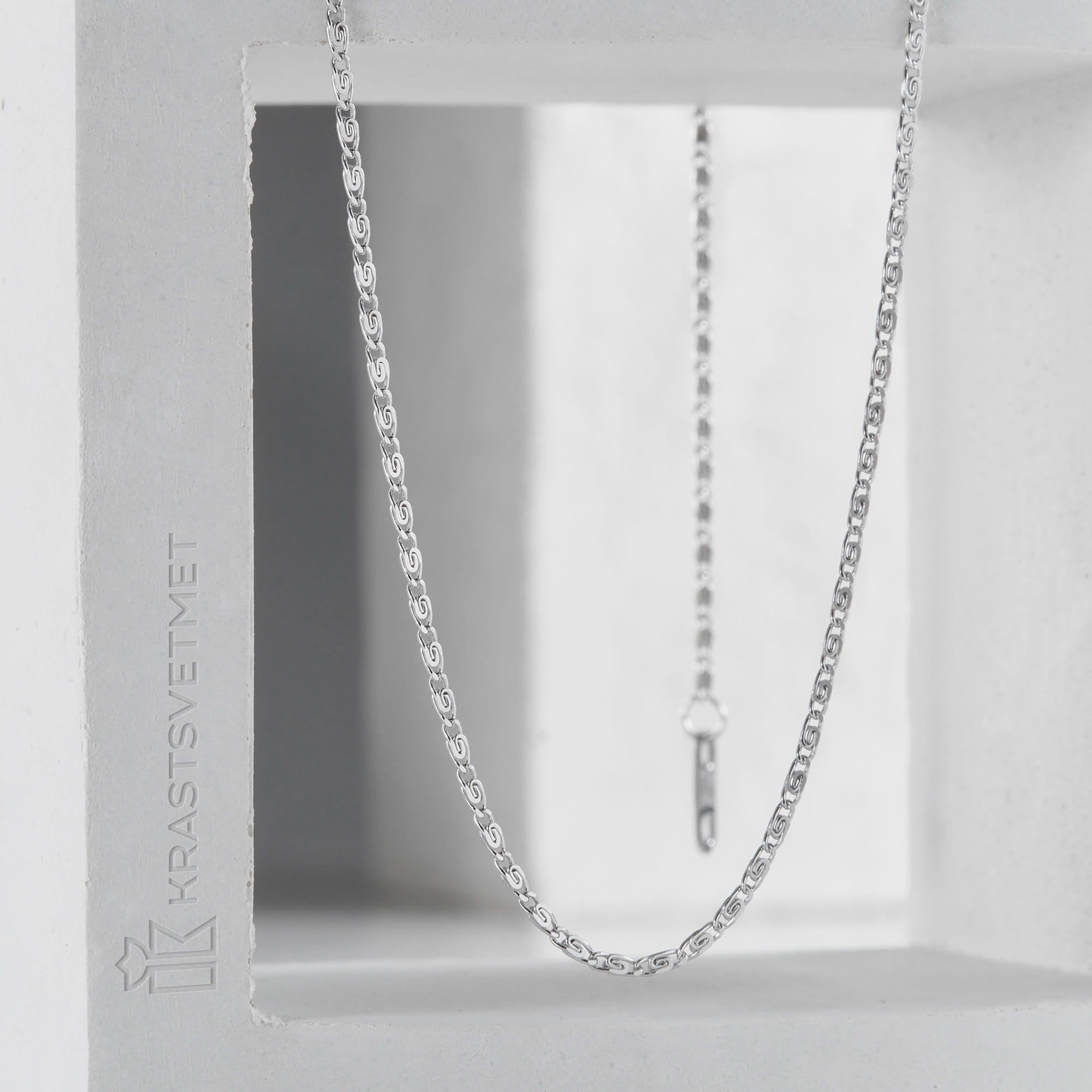 Цепь из серебра 925 пробы KRASTSVETMET НЦ 22-046Ю-3 d.0.30 Серебро 925 пр.