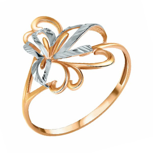 Кольцо из золота 585 пробы АЛЕКСАНДРА ЮЗ кл1630-01