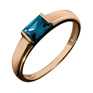 Кольцо из золота 585 пробы с ситаллом DINASTIA 019701-1330