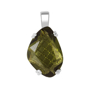 Кулон из серебра 925 пробы с алпанитом FIDELIS SET13256P-gy