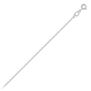 Цепь из серебра 925 пробы KRASTSVETMET НЦ 22-039Ю-3 d.0,35