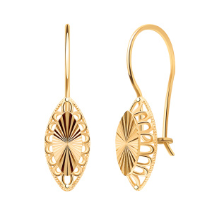 Серьги из золота 585 пробы ATOLL 2655а