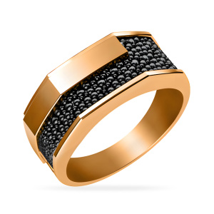 Кольцо из золота 585 пробы с фианитом SANIS 01-500109