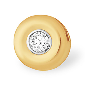 Кулон из золота 585 пробы с бриллиантом EFREMOV П13112767