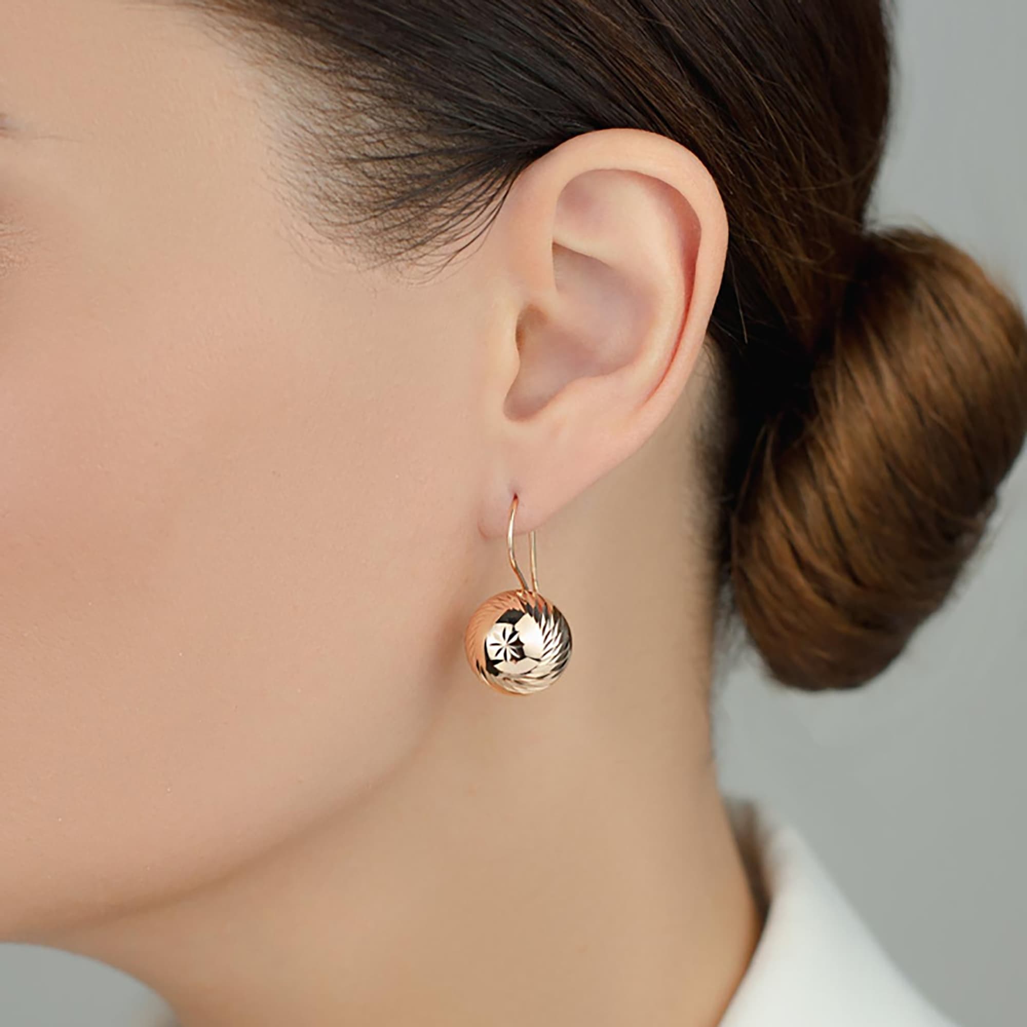 Серьги из золота 585 пробы ATOLL 2615а Золото 585 пр.