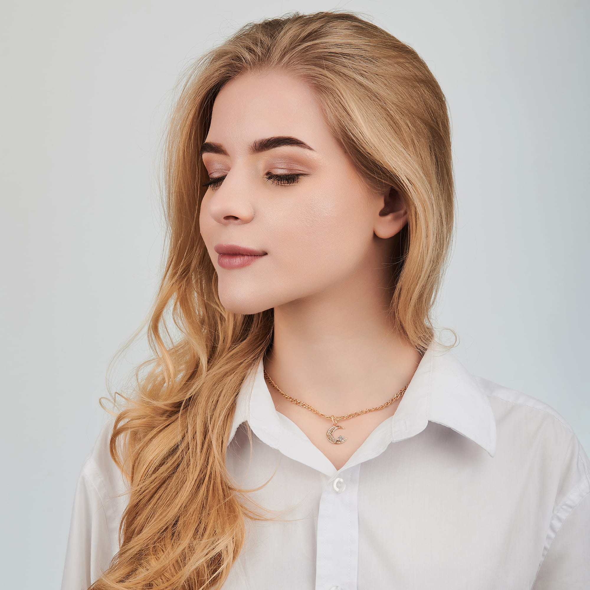 Кулон из золота 585 пробы ГОЛДЕН ГЛОБ ПМ17 Золото 585 пр.