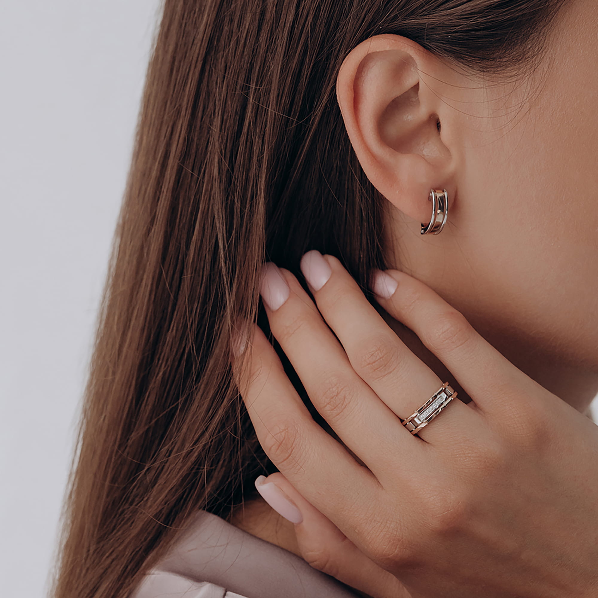 Кольцо из золота 585 пробы с бриллиантом GRAF КОЛЬЦОВ ЛТ-1-7бр/бк Золото 585 пр.