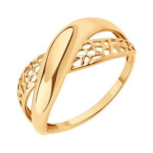 Кольцо из золота 585 пробы SOKOLOV 019578