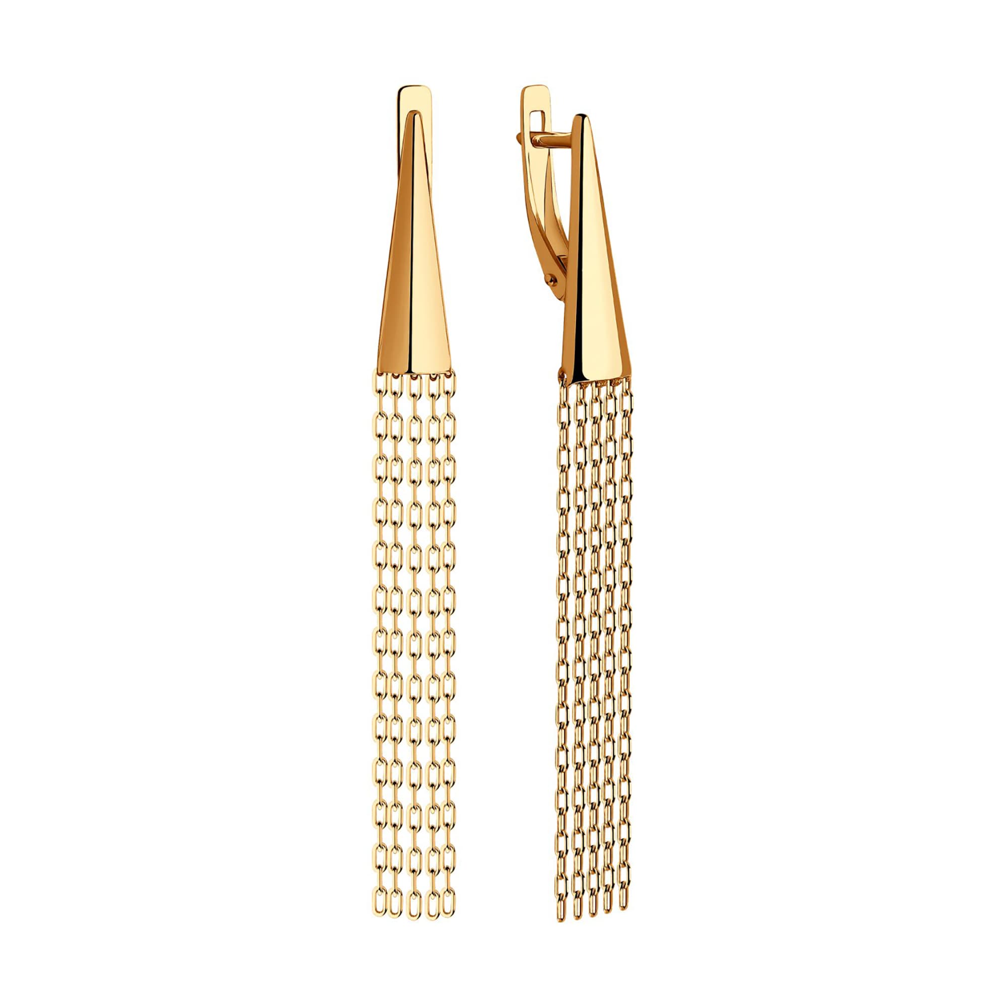 Серьги из золота 585 пробы SOKOLOV 028780 Золото 585 пр.