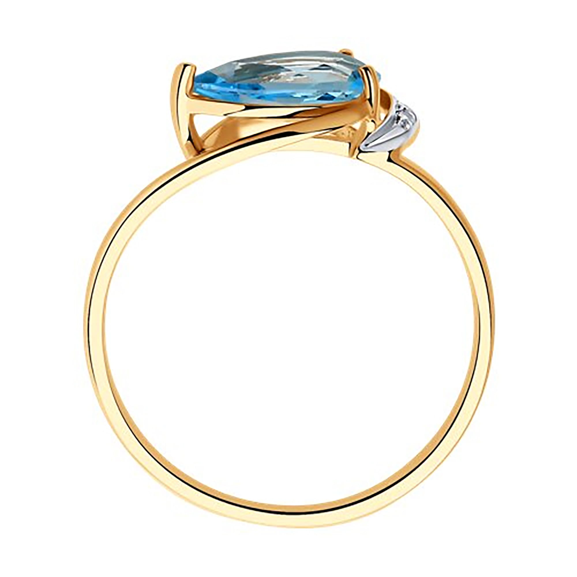 Кольцо из золота 585 пробы SOKOLOV 51-310-00620-1 Золото 585 пр.