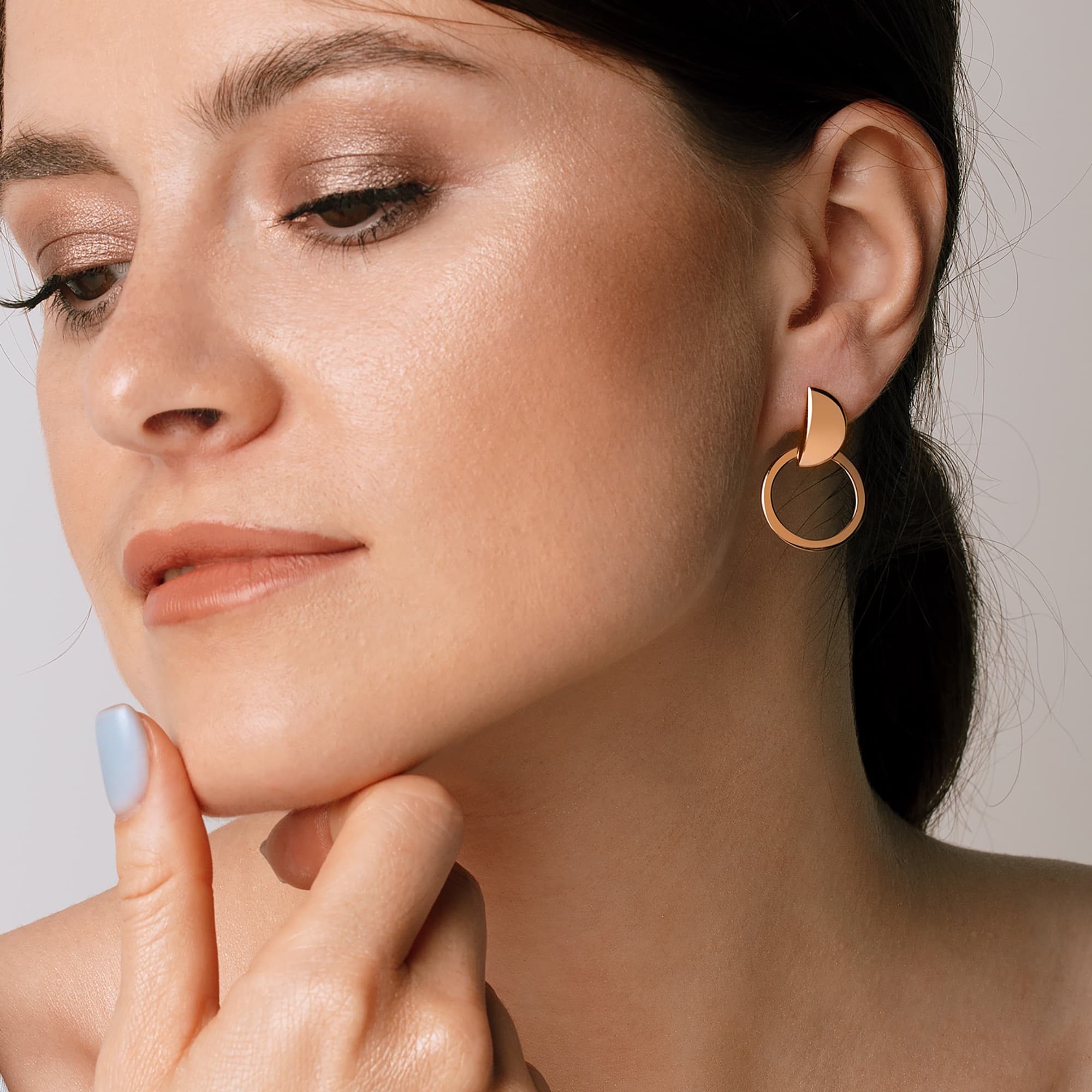 Серьги из золота 585 пробы DINASTIA 010732-1000 Золото 585 пр.