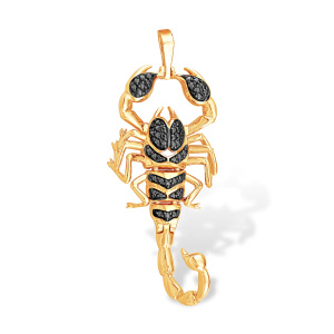 Кулон из золота 585 пробы с фианитом EFREMOV П19216439