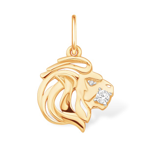 Кулон из золота 585 пробы с фианитом EFREMOV П13219928