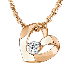 Кулон из золота 585 пробы с фианитом SANIS 01-315139