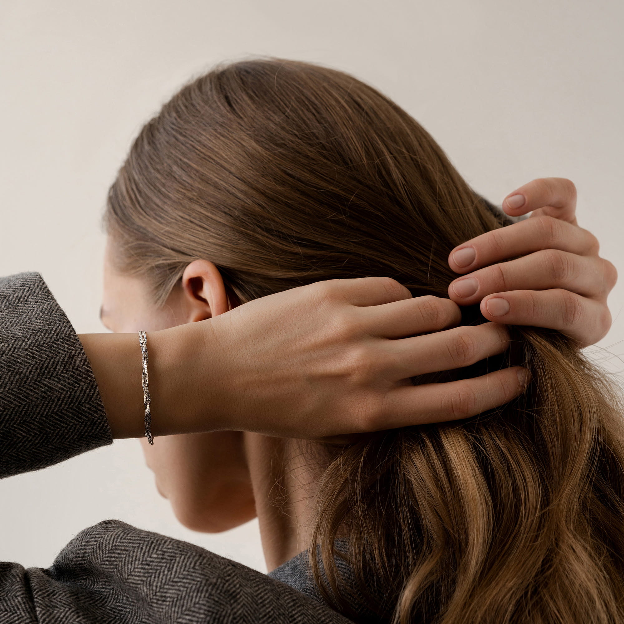 Браслет из серебра 925 пробы KRASTSVETMET НБ 22-007Ю-3 d.0.40 Серебро 925 пр.