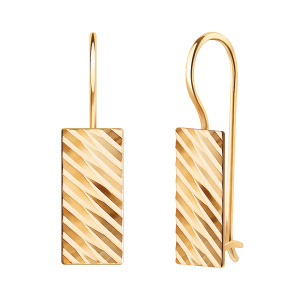 Серьги из золота 585 пробы ATOLL 2650а