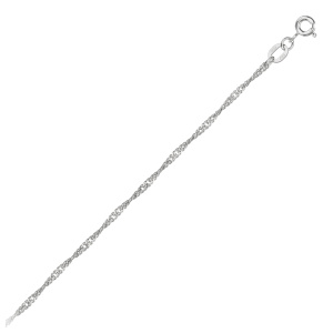 Цепь из серебра 925 пробы KRASTSVETMET НЦ 22-028Ю-3 d.0,30