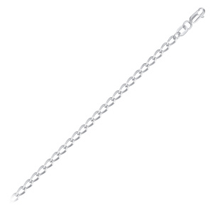 Цепь из серебра 925 пробы KRASTSVETMET НЦ 22-010Ю-3 d.0.80